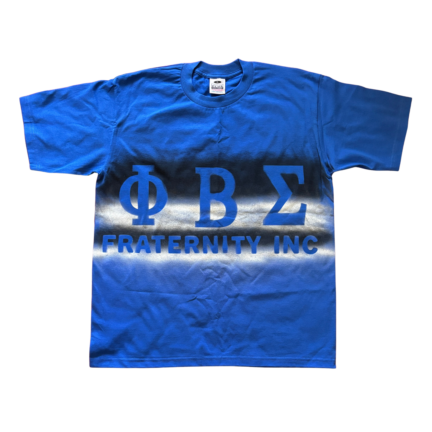 blue frat t-shirt